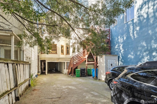 516 Stanyan St, San Francisco, CA 94117 - view of side of property with stairs
