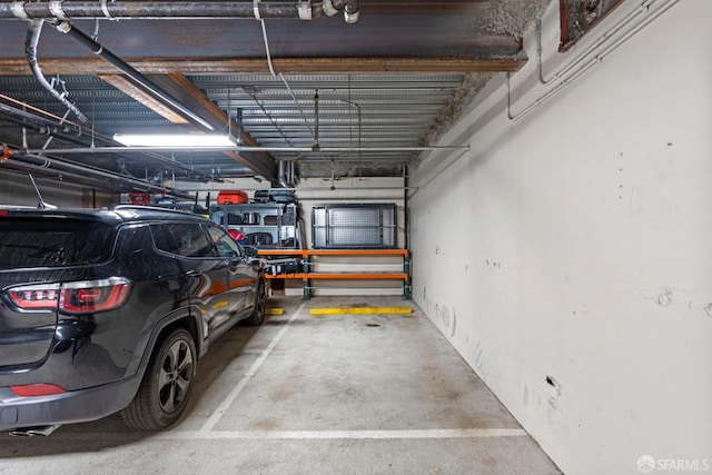 view of parking deck