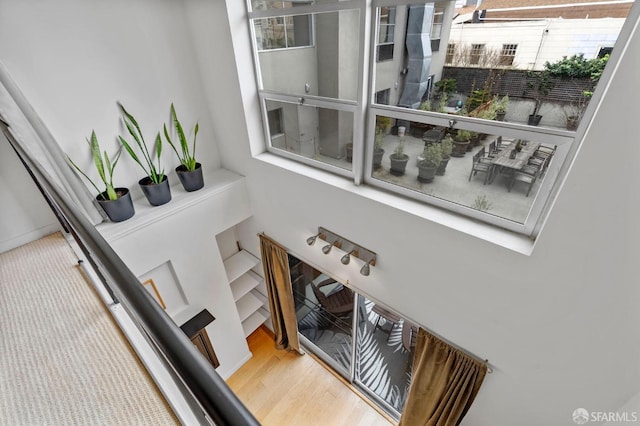 detailed view of wood finished floors