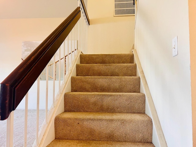 view of staircase