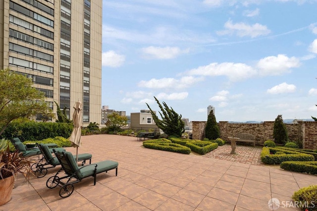 view of patio