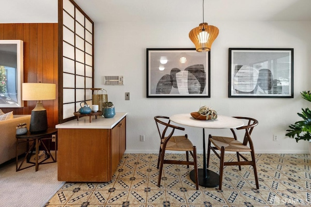 2691 Sean Ct, South San Francisco, CA 94080 - dining room featuring wooden walls and baseboards