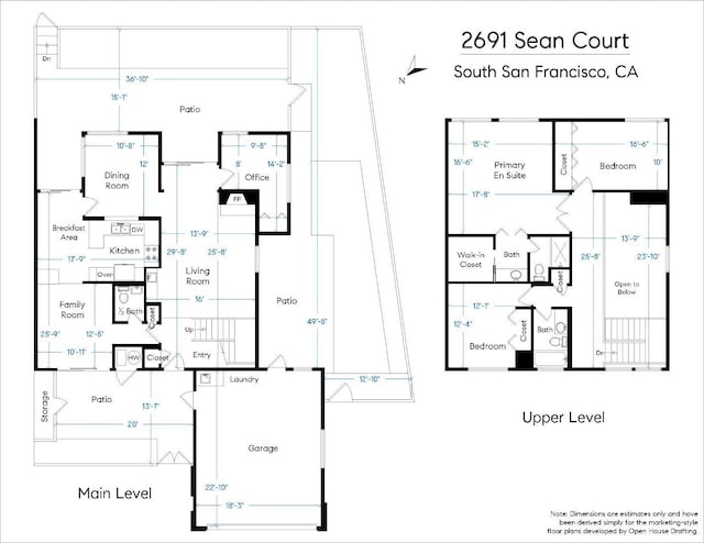 2691 Sean Ct, South San Francisco, CA 94080 - property floor plan
