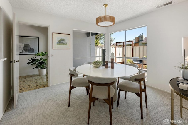 2691 Sean Ct, South San Francisco, CA 94080 - carpeted dining room with a textured ceiling