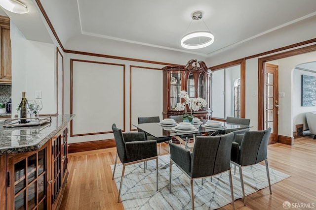 2375 31st Ave, San Francisco, CA 94116 - dining space with baseboards and light wood-type flooring