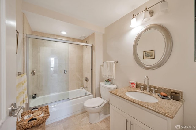 1177 California St Unit 212, San Francisco, CA 94108 - full bath with combined bath / shower with glass door, vanity, and tile patterned floors