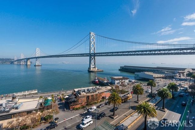 425 1st St Unit 1402, San Francisco, CA 94105 - water view with a notable bridge