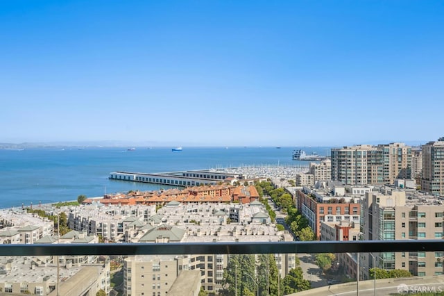 425 1st St Unit 1402, San Francisco, CA 94105 - water view with nearby urban area