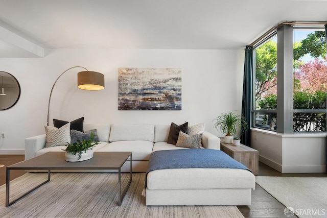 420 Mission Bay Blvd Unit 311, San Francisco, CA 94158 - living area featuring baseboards