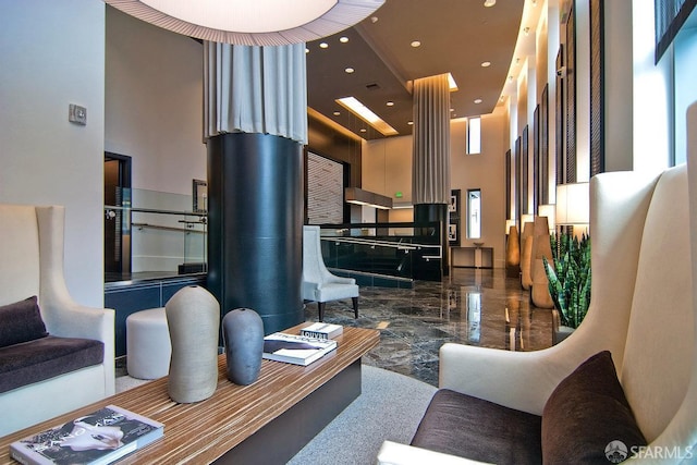 420 Mission Bay Blvd Unit 311, San Francisco, CA 94158 - community lobby with a high ceiling and recessed lighting