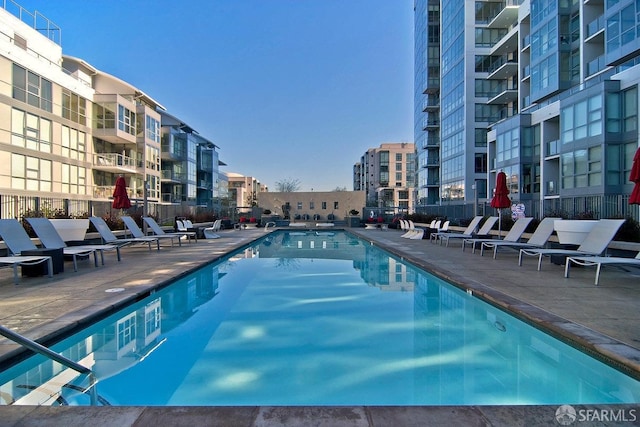 420 Mission Bay Blvd Unit 311, San Francisco, CA 94158 - community pool featuring a patio area