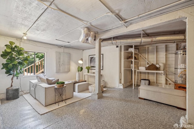 1383 8th Ave, San Francisco, CA 94122 - below grade area featuring secured water heater