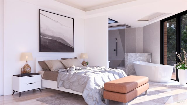 77 Crescent Ave, Sausalito, CA 94965 - bedroom with wood finished floors