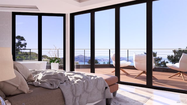 77 Crescent Ave, Sausalito, CA 94965 - bedroom with wood finished floors