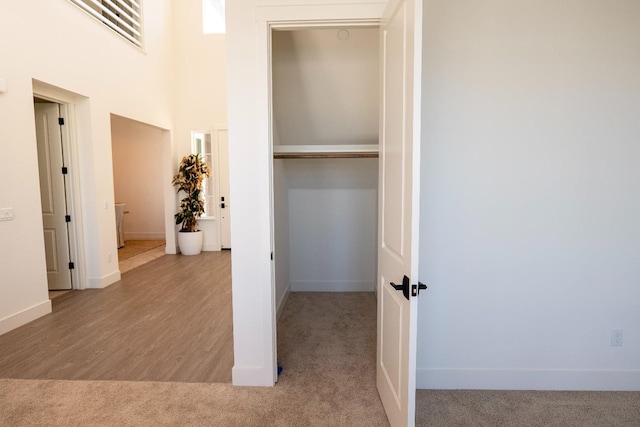 view of closet