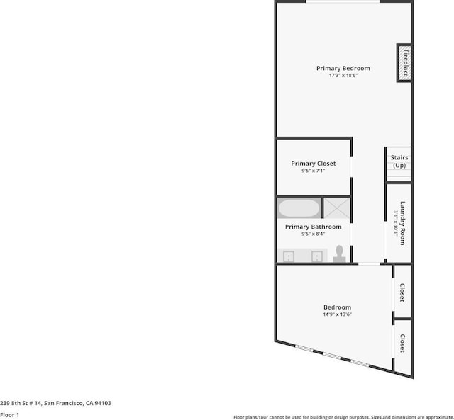 239 8th St Unit 14, San Francisco, CA 94103 - home floor plan