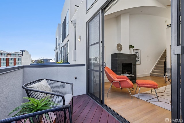 239 8th St Unit 14, San Francisco, CA 94103 - balcony with stairs