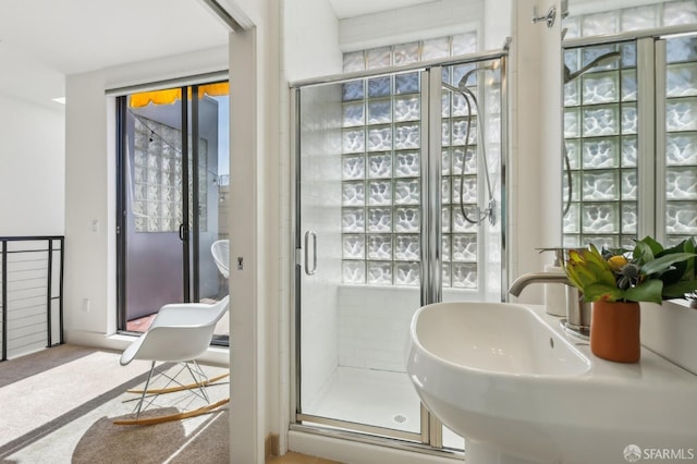 239 8th St Unit 14, San Francisco, CA 94103 - full bathroom featuring a shower stall and a sink