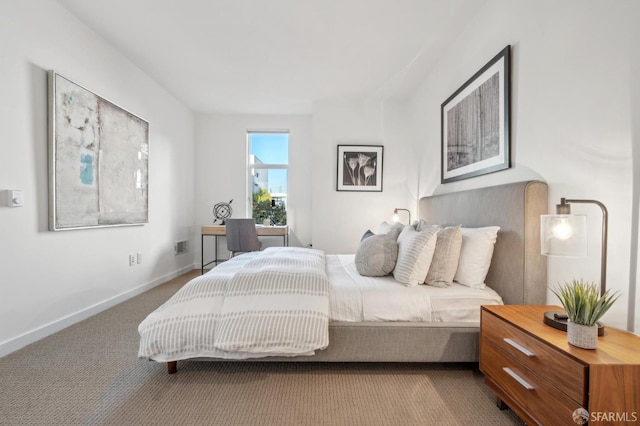 bedroom featuring carpet flooring