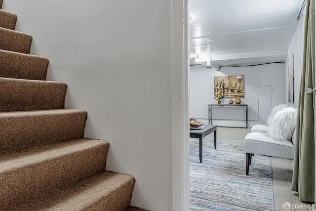 view of stairs