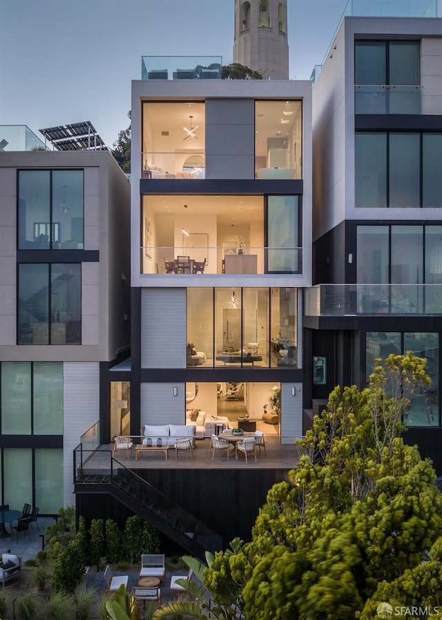 back of house featuring a patio