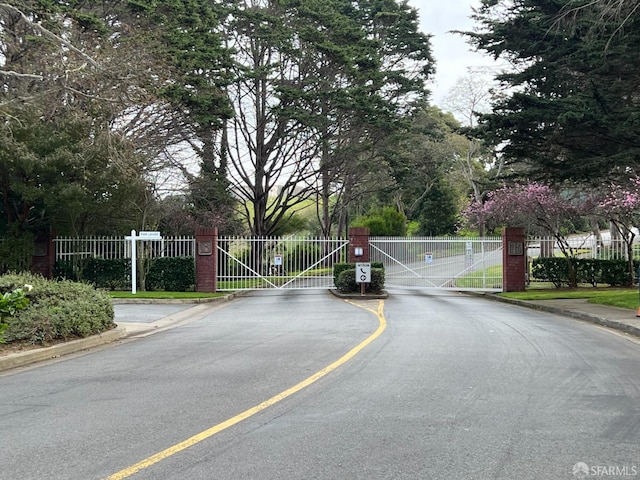 view of road