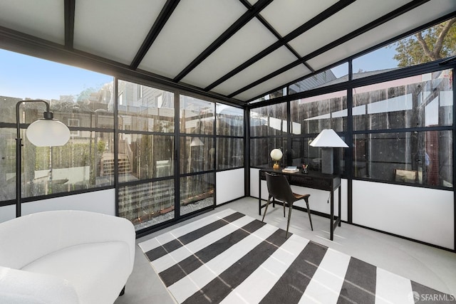 137 Edna St, San Francisco, CA 94112 - sunroom / solarium with plenty of natural light, outdoor dining area, and vaulted ceiling