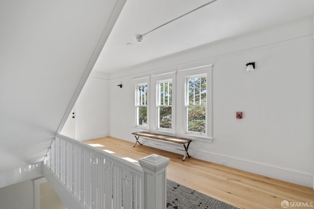 interior space featuring light hardwood / wood-style flooring