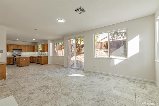 view of unfurnished living room