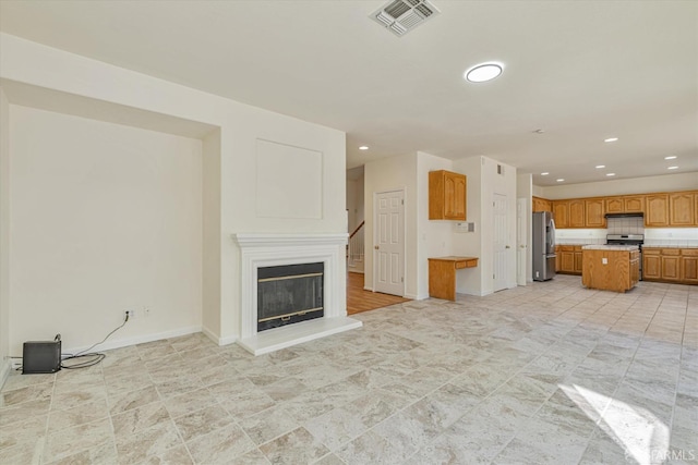 view of unfurnished living room