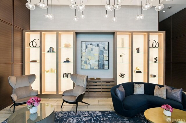 188 Minna St Unit 24A, San Francisco, CA 94105 - living room featuring a high ceiling