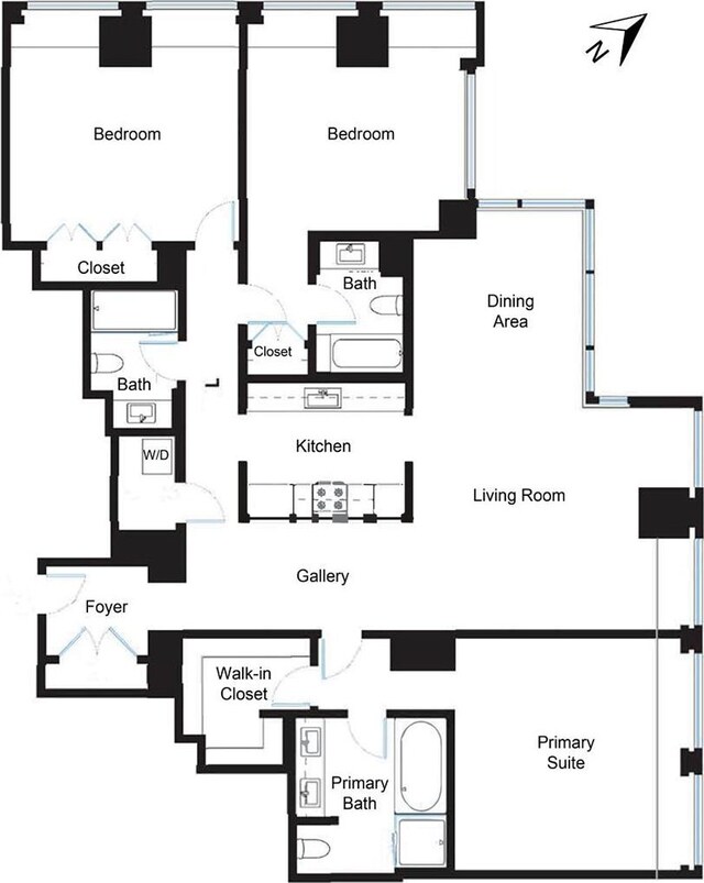 188 Minna St Unit 24A, San Francisco, CA 94105 - floor plan / room layout