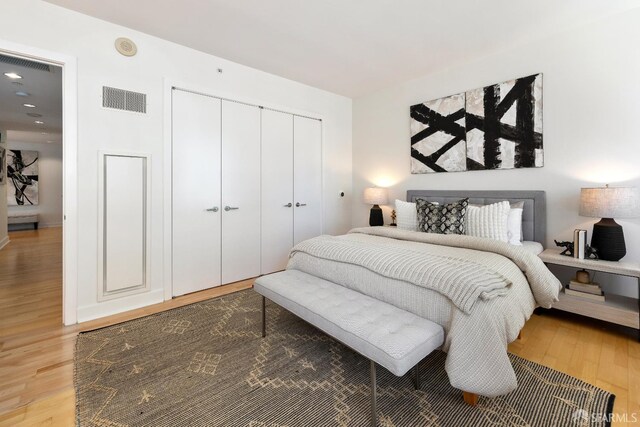 188 Minna St Unit 24A, San Francisco, CA 94105 - bedroom featuring a closet and wood finished floors