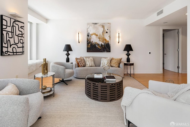 188 Minna St Unit 24A, San Francisco, CA 94105 - living room with wood finished floors and baseboards