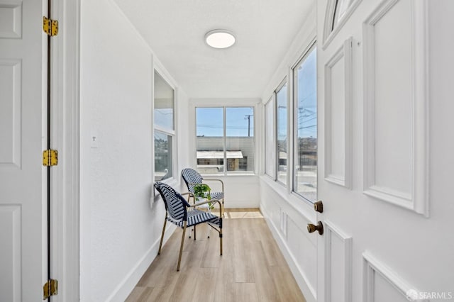 77 Reddy St, San Francisco, CA 94124 - sunroom with wood finished floors and baseboards