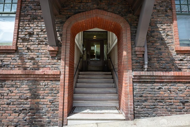 1380 Washington St, San Francisco, CA 94109 - view of exterior entry featuring brick siding