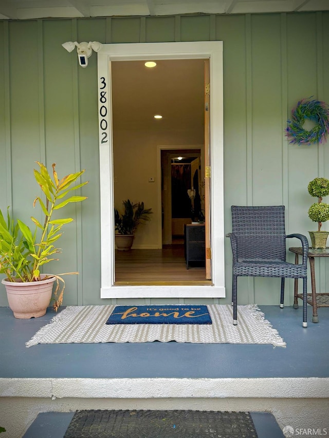 38002 Stenhammer Dr, Fremont, CA 94536 - entrance to property with board and batten siding