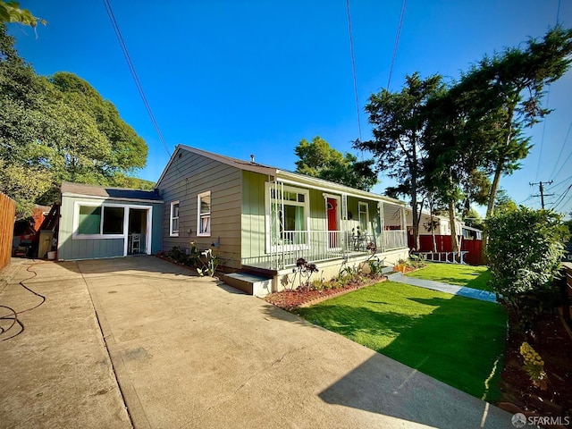 38002 Stenhammer Dr, Fremont, CA 94536 - view of front facade with covered porch and a front lawn