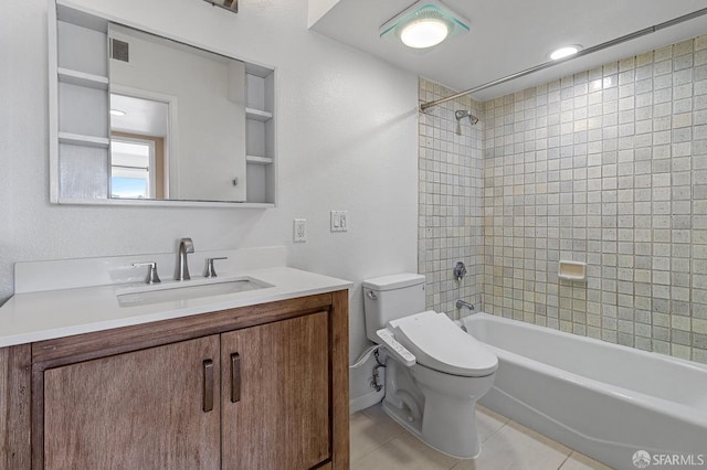 875 La Playa St Unit 373, San Francisco, CA 94121 - full bath with toilet, vanity, shower / washtub combination, and tile patterned flooring