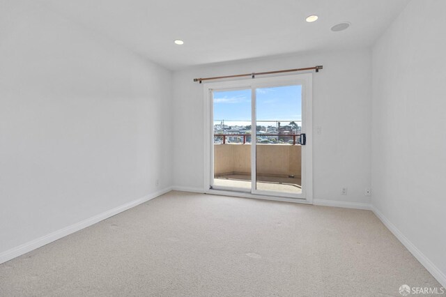 875 La Playa St Unit 373, San Francisco, CA 94121 - carpeted spare room with baseboards and recessed lighting