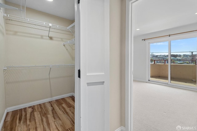 875 La Playa St Unit 373, San Francisco, CA 94121 - spacious closet with wood finished floors