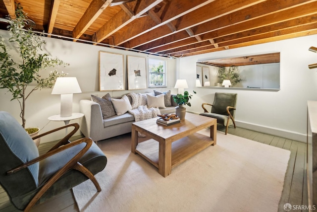 600 Ellsworth St, San Francisco, CA 94110 - living room featuring wood finished floors and baseboards