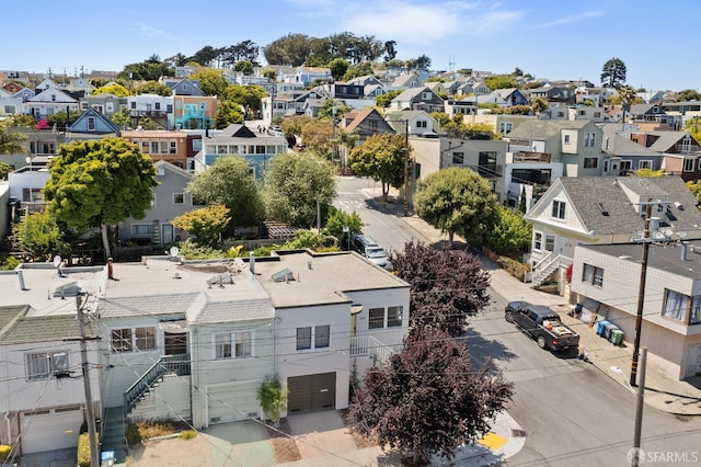 600 Ellsworth St, San Francisco, CA 94110 - aerial perspective of suburban area