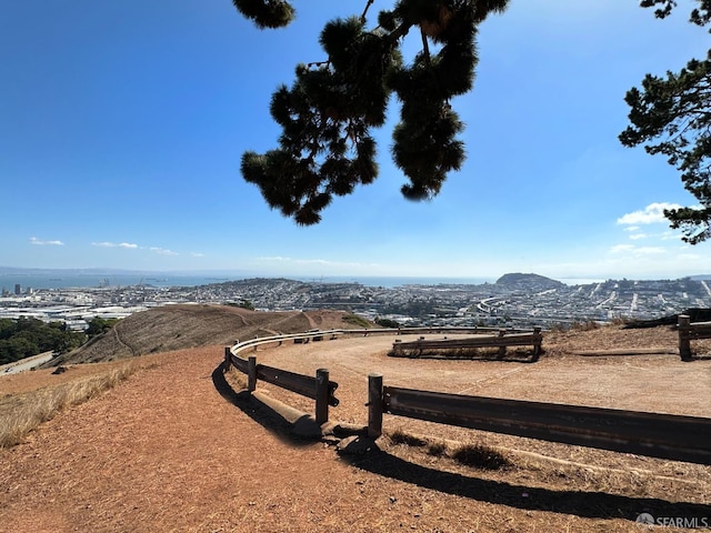 600 Ellsworth St, San Francisco, CA 94110 - view of yard with a mountain view