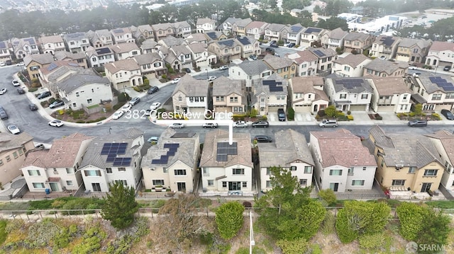 382 Crestview Cir, Daly City, CA 94015 - aerial overview of property's location with nearby suburban area