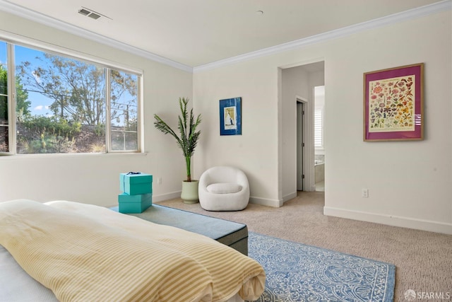382 Crestview Cir, Daly City, CA 94015 - bedroom with carpet flooring and crown molding
