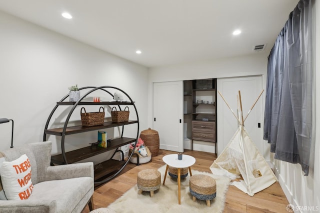 2031 Buena Vista Dr, Pinole, CA 94564 - living area with wood finished floors and recessed lighting