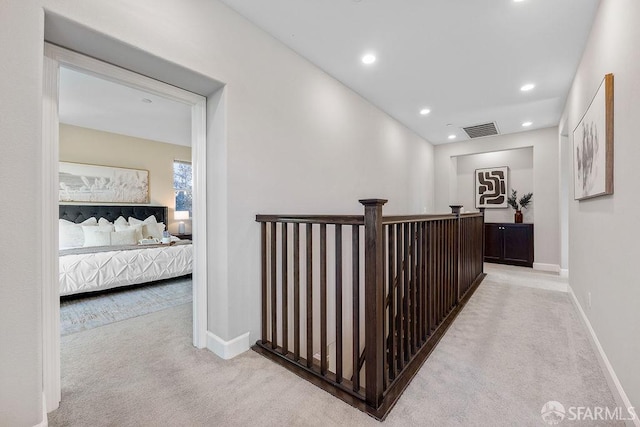 192 Montevina Way, Hayward, CA 94545 - hall featuring carpet, baseboards, and recessed lighting