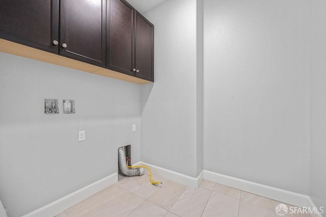192 Montevina Way, Hayward, CA 94545 - laundry room featuring cabinet space, baseboards, washer hookup, and light tile patterned floors