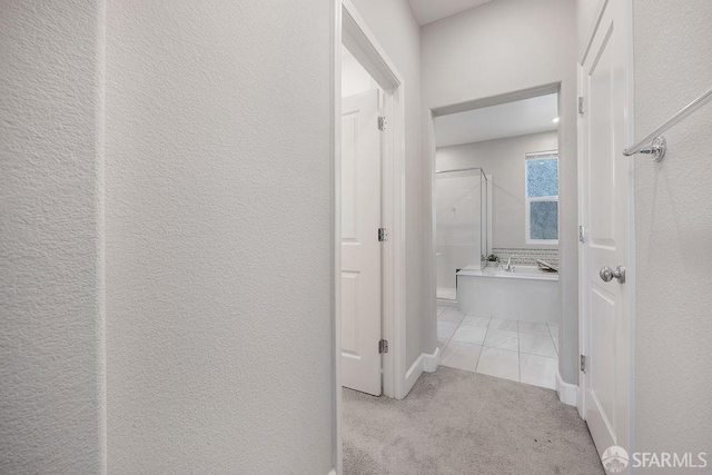 192 Montevina Way, Hayward, CA 94545 - corridor featuring light carpet and baseboards